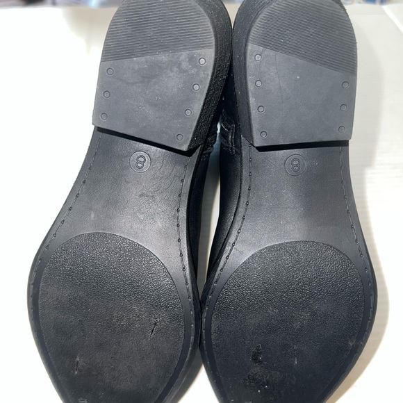 Black Western Cowboy Boots Womens Calf Height Side‎ Zip Fashion Style - Picture 4 of 4